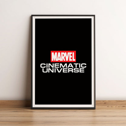 Flex Designs Poster Marvel Cinematic Universe Minimalist 5 x 7" Home Goods - Movie  Movie Poster