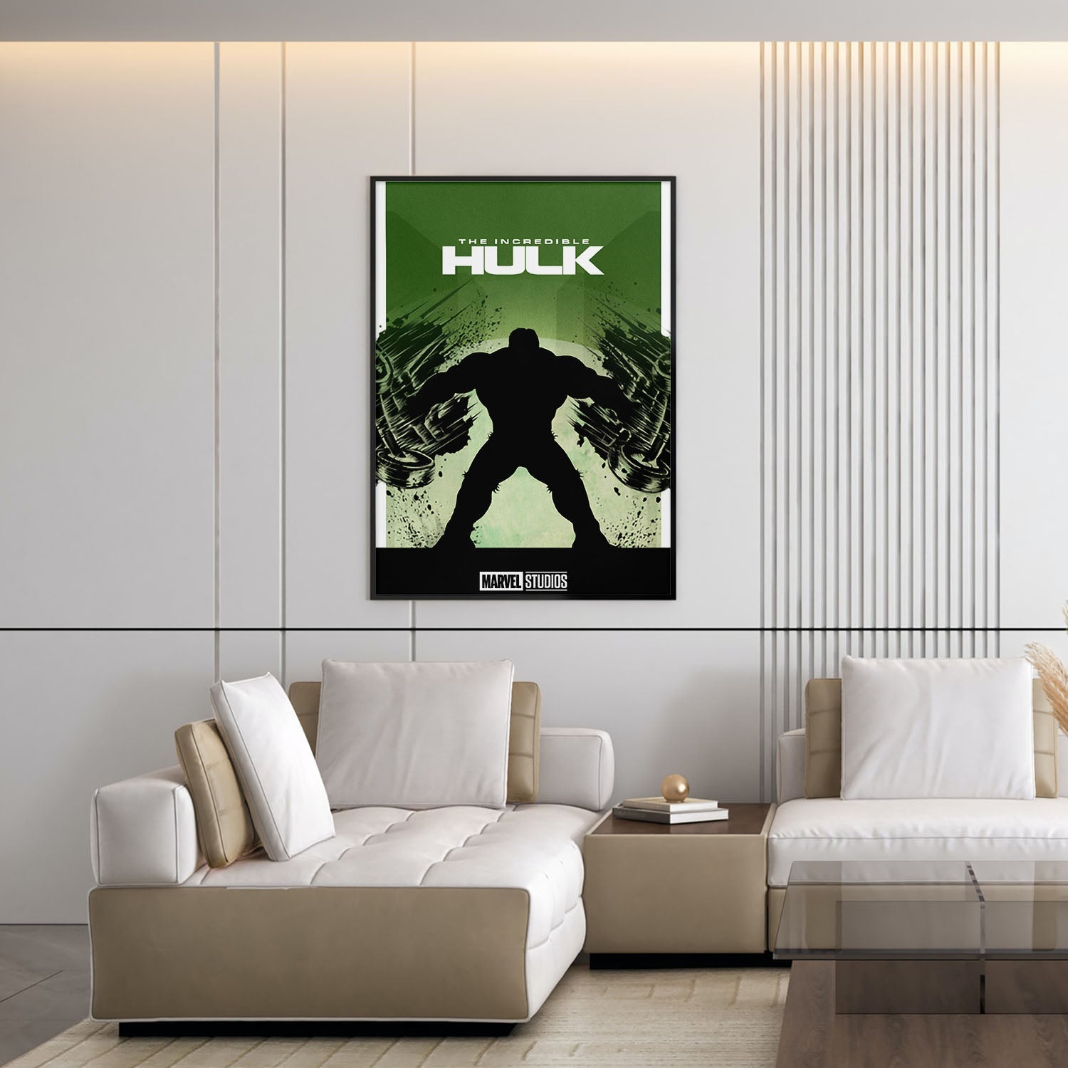 Flex Designs Poster The Incredible Hulk Minimalist 5 x 7" Home Goods - Movie 2008 Movie Poster