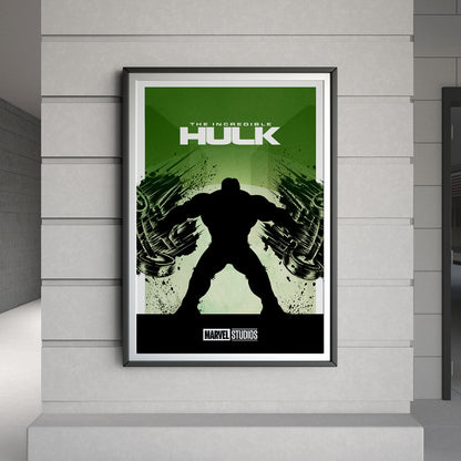 Flex Designs Poster The Incredible Hulk Minimalist 8 x 10" Home Goods - Movie 2008 Movie Poster