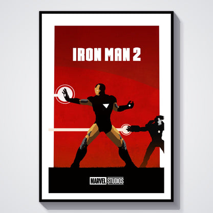 Flex Designs Poster Iron Man 2 Minimalist 8 x 10" Home Goods - Movie 2010 Movie Poster
