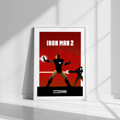 Flex Designs Poster Iron Man 2 Minimalist 8 x 10" Home Goods - Movie 2010 Movie Poster