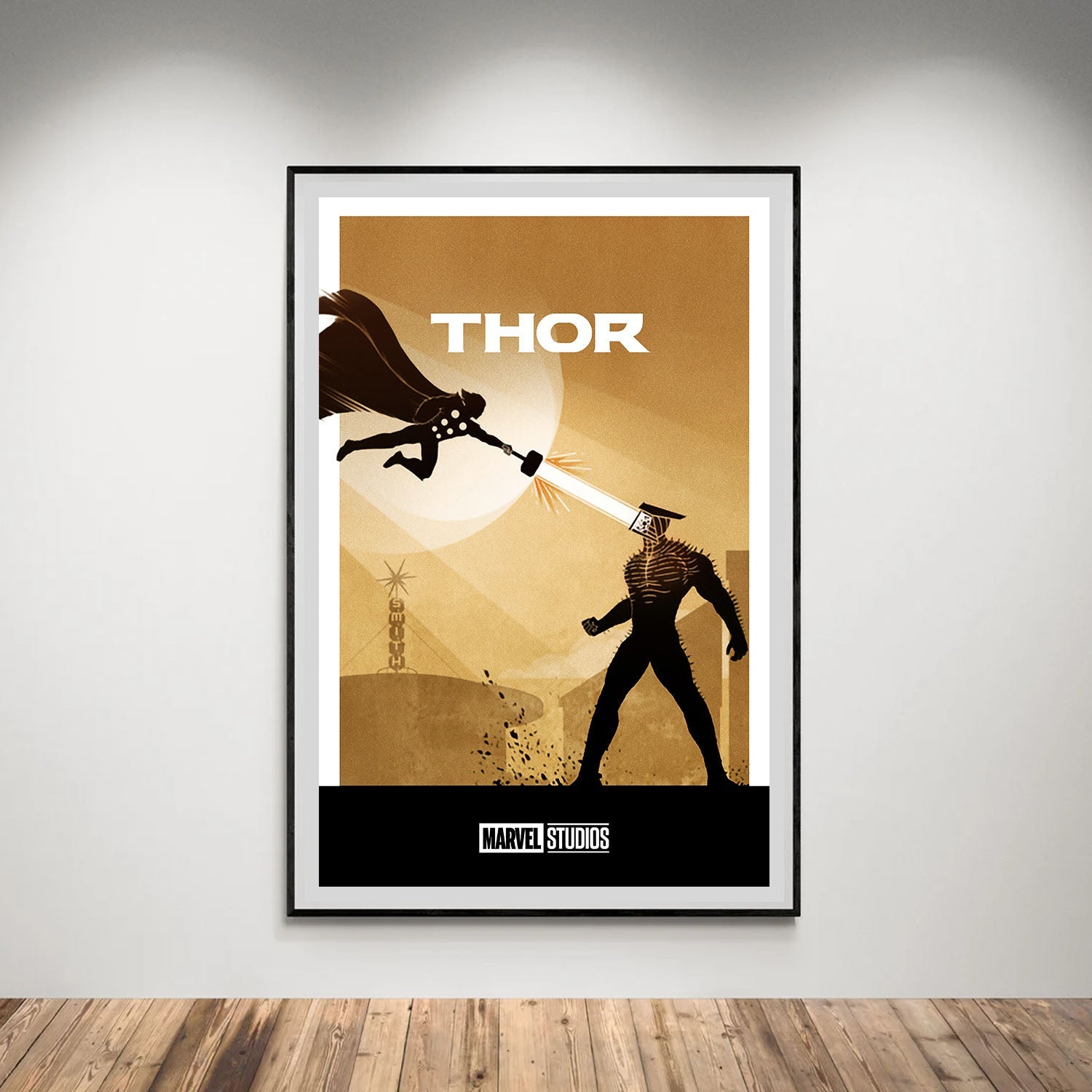 Flex Designs Poster Thor Minimalist 5 x 7" Home Goods - Movie 2011 Movie Poster