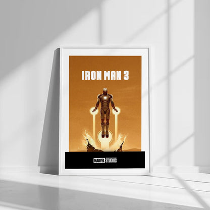 Flex Designs Poster Iron Man 3 Minimalist 8 x 10" Home Goods - Movie 2013 Movie Poster