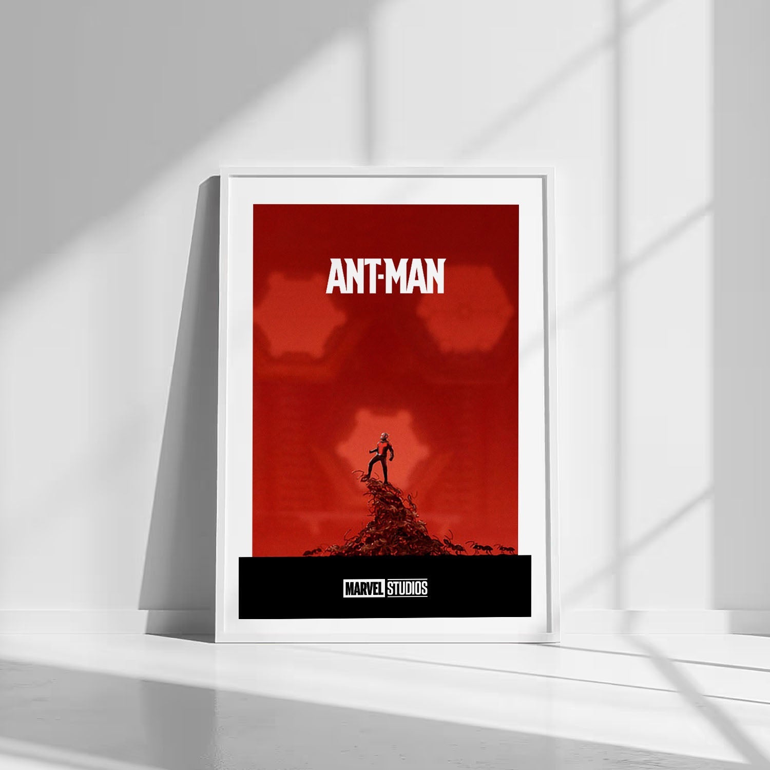 Flex Designs Poster Ant-Man Minimalist 8 x 10" Home Goods - Movie 2015 Movie Poster
