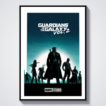 Flex Designs Poster Guardians of the Galaxy Vol 2 Minimalist 8 x 10" Home Goods - Movie 2017 Movie Poster