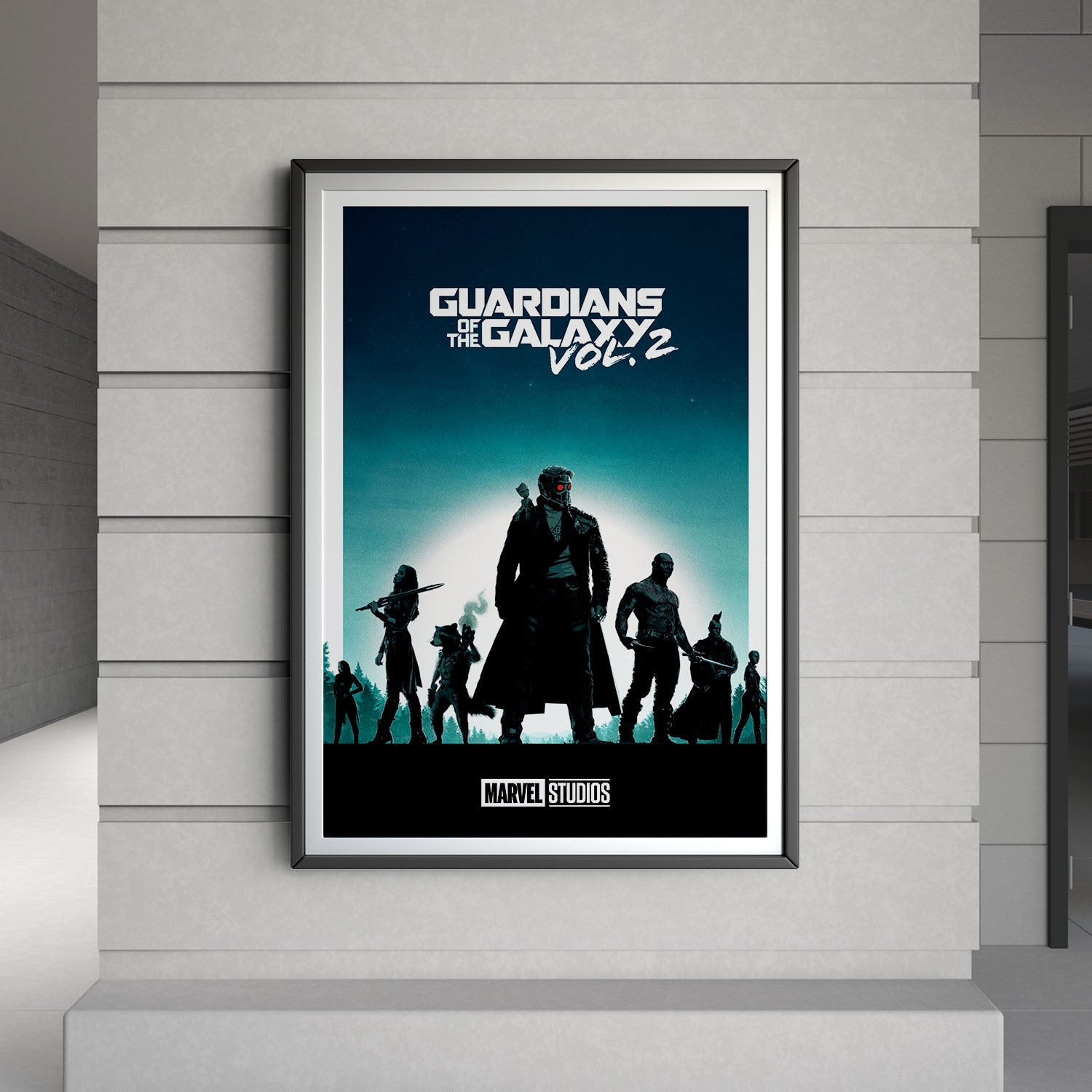 Flex Designs Poster Guardians of the Galaxy Vol 2 Minimalist 8 x 10" Home Goods - Movie 2017 Movie Poster