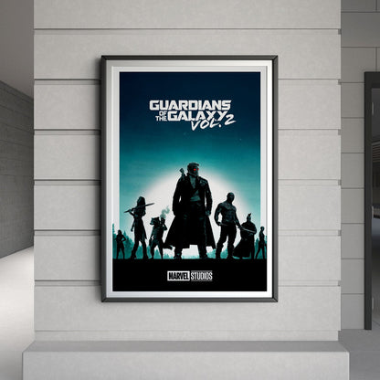 Flex Designs Poster Guardians of the Galaxy Vol 2 Minimalist 8 x 10" Home Goods - Movie 2017 Movie Poster