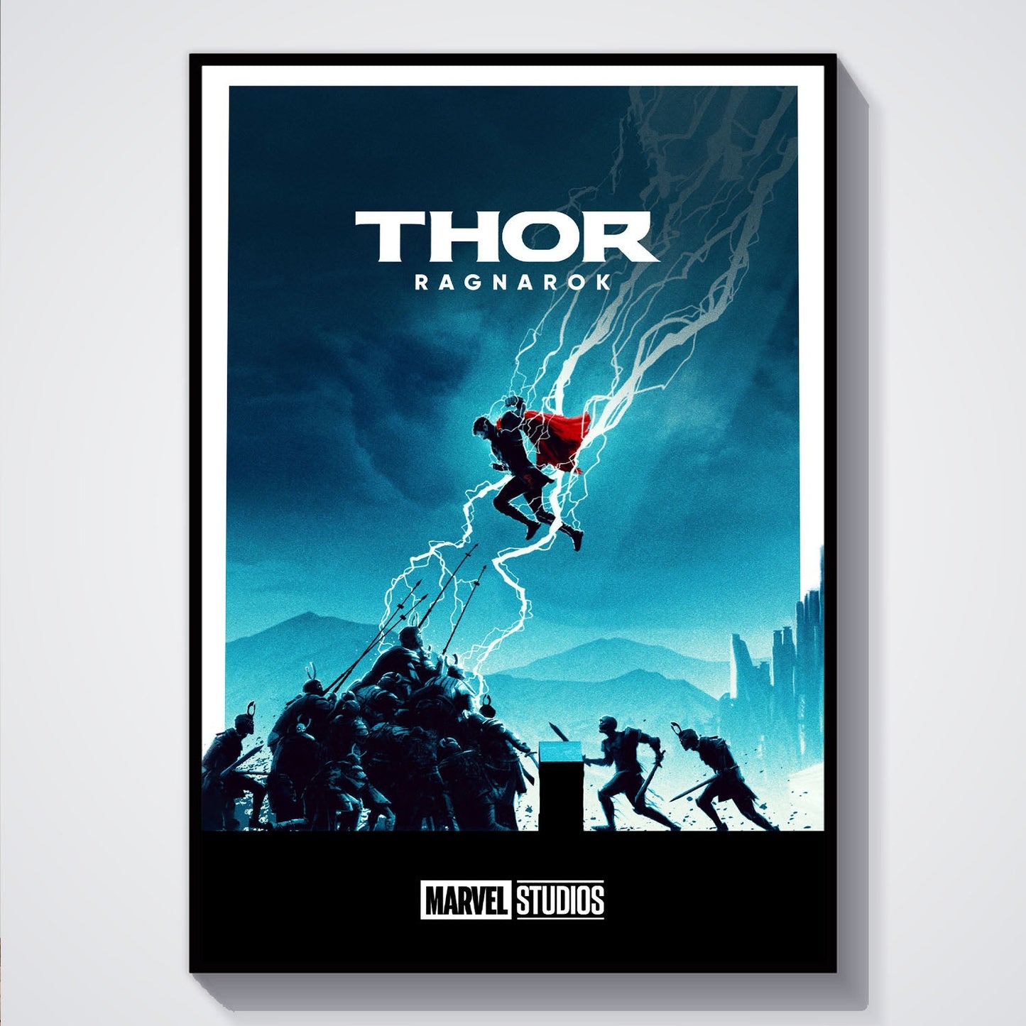 Flex Designs Poster Thor Ragnarok Minimalist 5 x 7" Home Goods - Movie 2017 Movie Poster