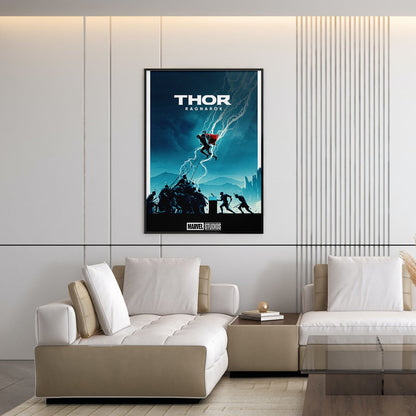 Flex Designs Poster Thor Ragnarok Minimalist 5 x 7" Home Goods - Movie 2017 Movie Poster