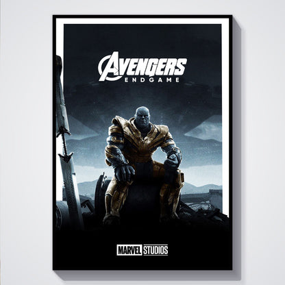 Flex Designs Poster Avengers Endgame Minimalist 5 x 7" Home Goods - Movie 2019 Movie Poster