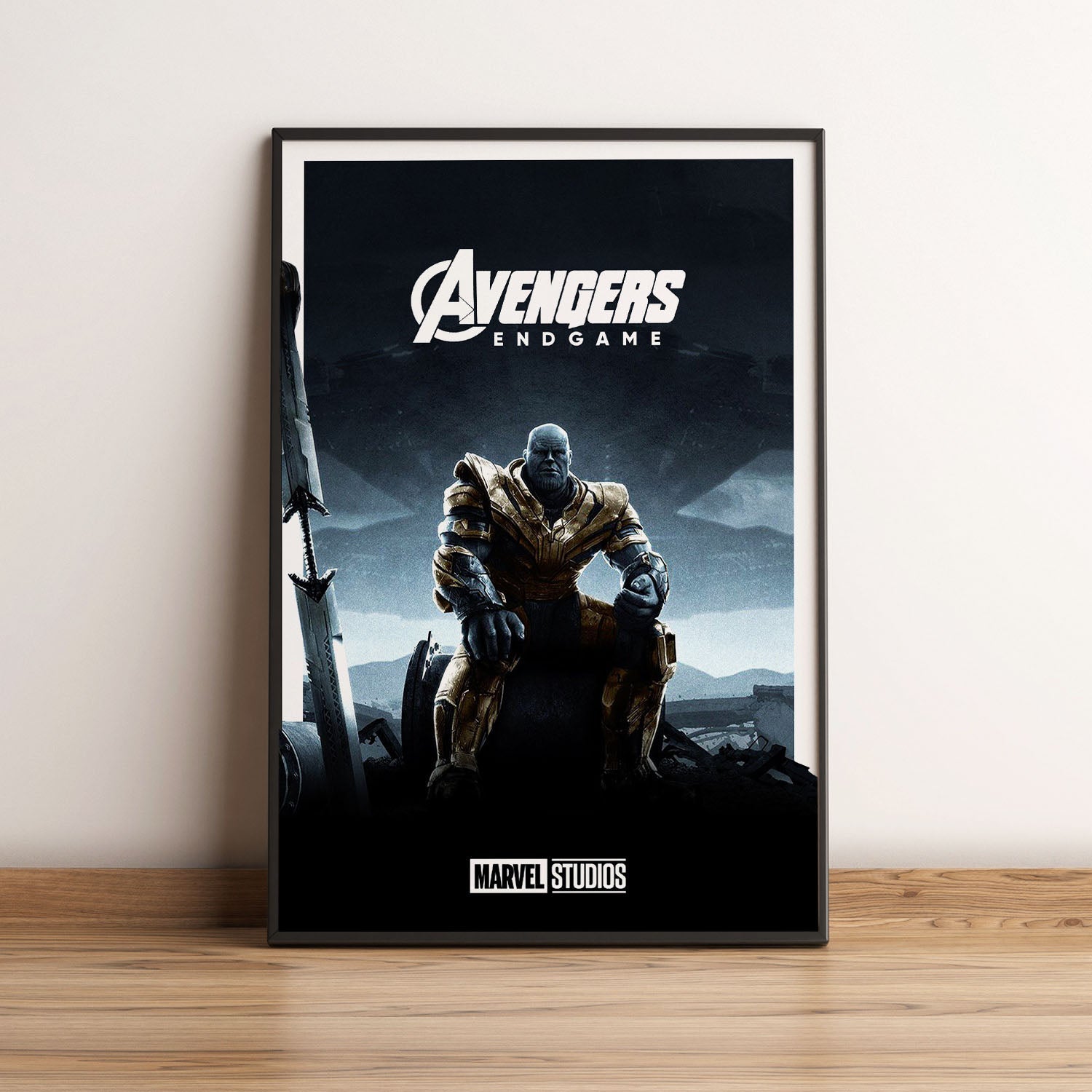 Flex Designs Poster Avengers Endgame Minimalist 5 x 7" Home Goods - Movie 2019 Movie Poster