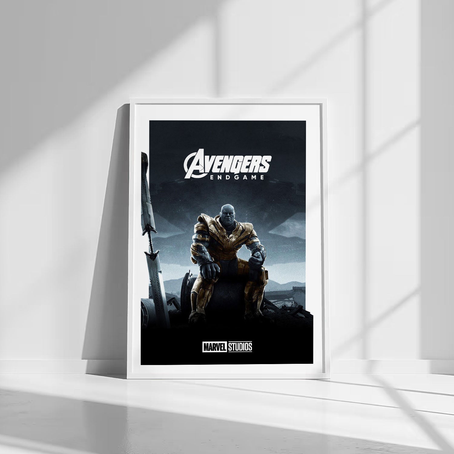 Flex Designs Poster Avengers Endgame Minimalist 8 x 10" Home Goods - Movie 2019 Movie Poster