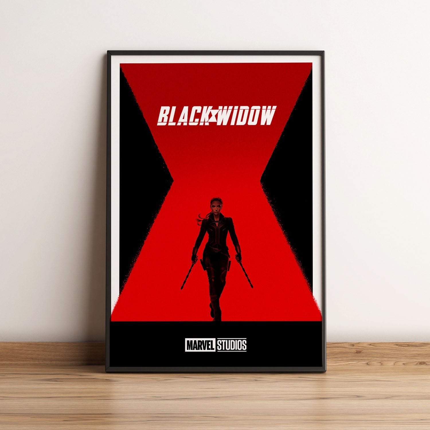 Flex Designs Poster Black Widow Minimalist 5 x 7" Home Goods - Movie 2021 Movie Poster