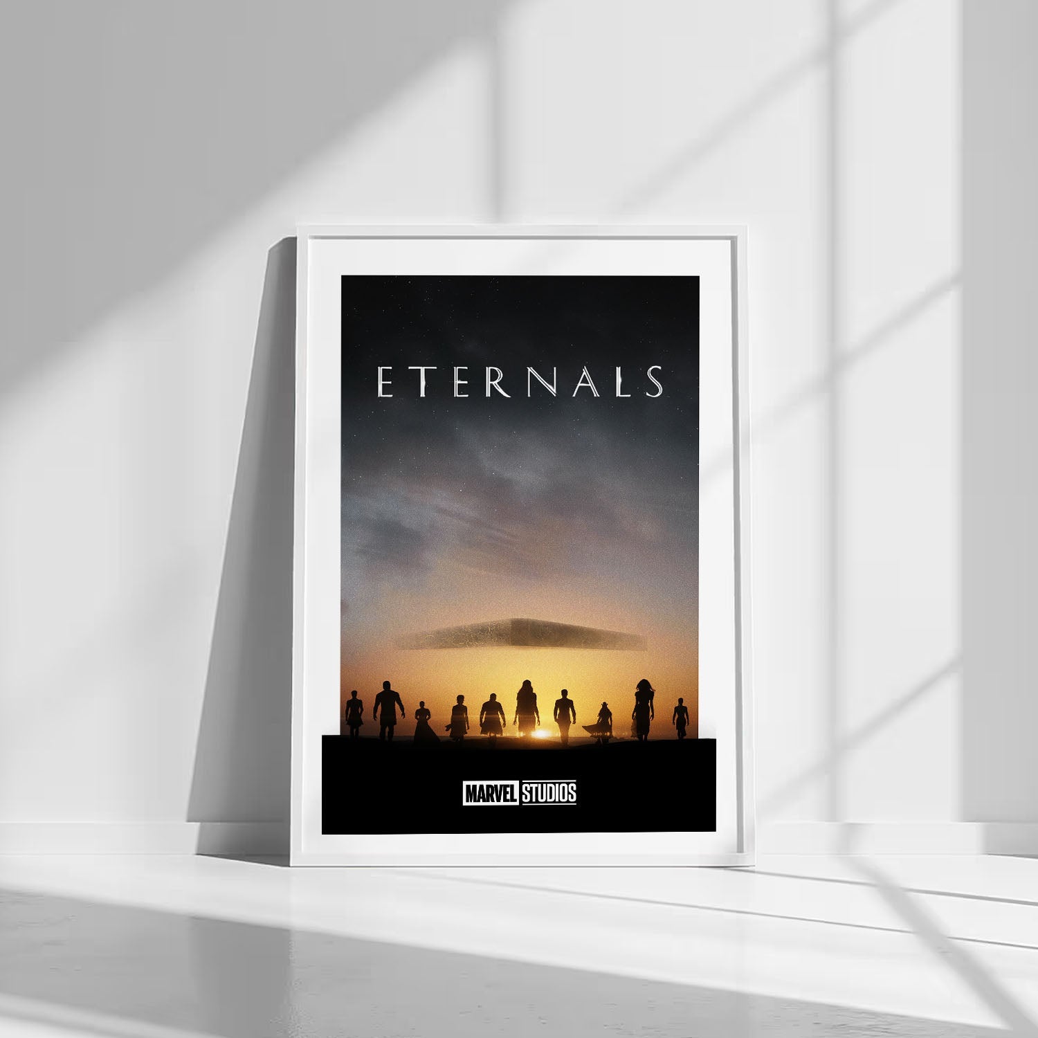 Flex Designs Poster Eternals Minimalist 8 x 10" Home Goods - Movie 2021 Movie Poster