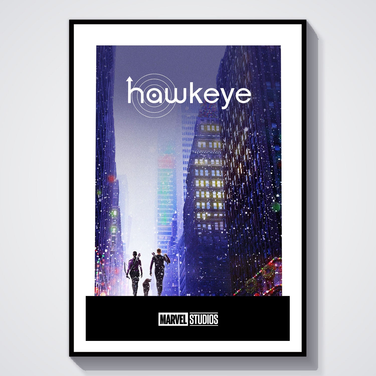 Flex Designs Poster Hawkeye Minimalist 8 x 10" Home Goods - TV Show 2021 TV Show Poster