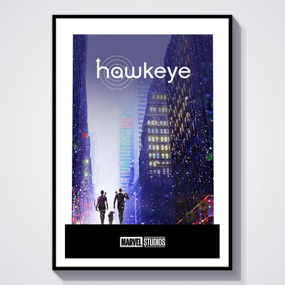 Flex Designs Poster Hawkeye Minimalist 8 x 10" Home Goods - TV Show 2021 TV Show Poster