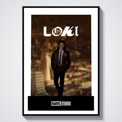 Flex Designs Poster Loki Minimalist 8 x 10" Home Goods - TV Show 2021 TV Show Poster