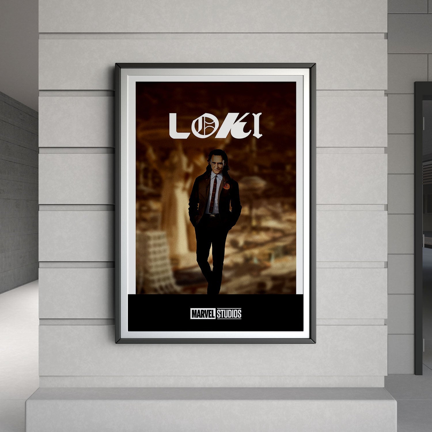 Flex Designs Poster Loki Minimalist 8 x 10" Home Goods - TV Show 2021 TV Show Poster