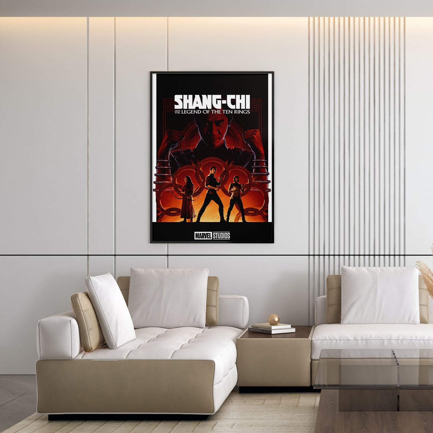 Flex Designs Poster Shang-Chi and the Legend of the Ten Rings Minimalist 5 x 7" Home Goods - Movie 2021 Movie Poster
