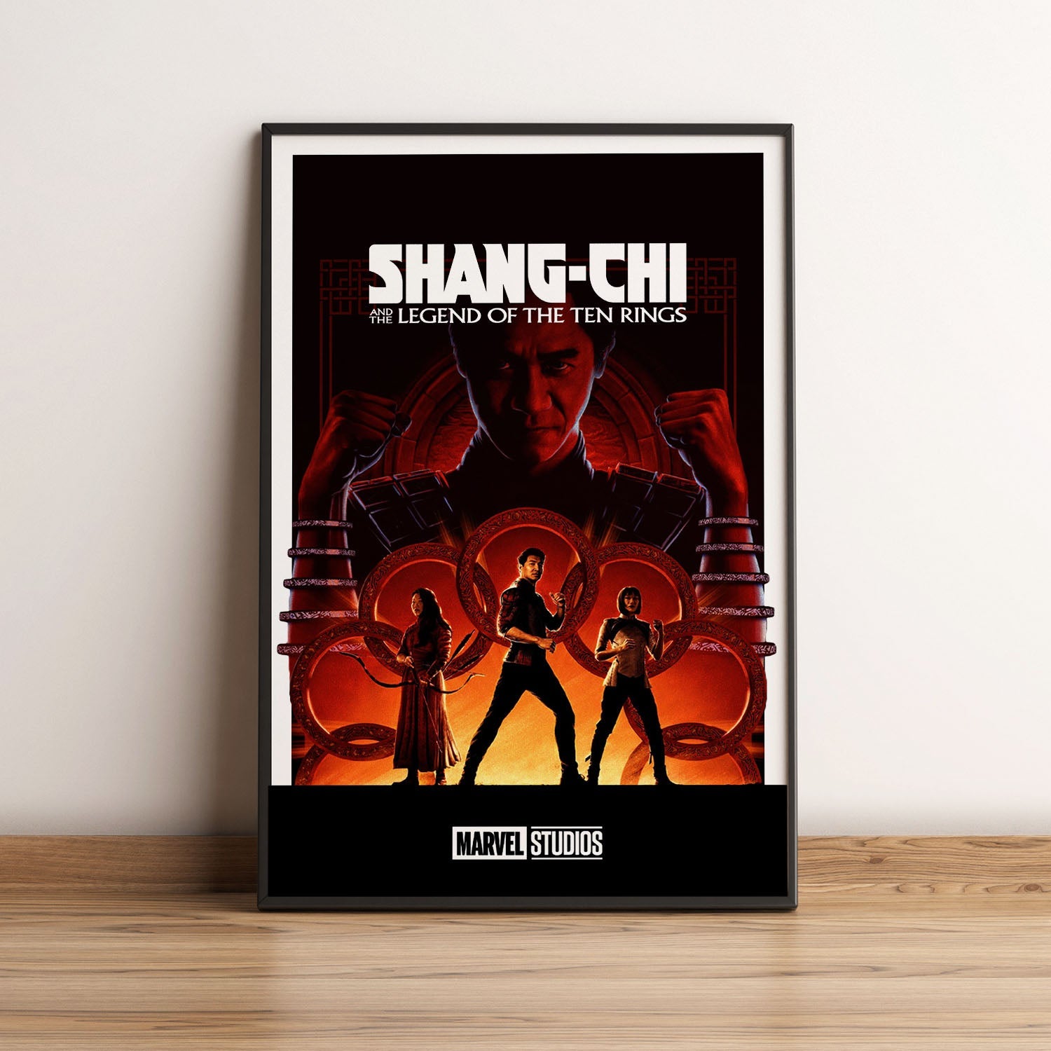 Flex Designs Poster Shang-Chi and the Legend of the Ten Rings Minimalist 5 x 7" Home Goods - Movie 2021 Movie Poster