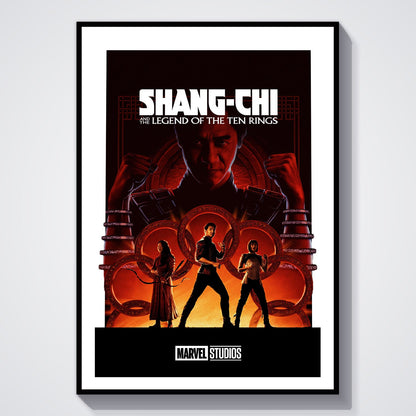 Flex Designs Poster Shang-Chi and the Legend of the Ten Rings Minimalist 8 x 10" Home Goods - Movie 2021 Movie Poster