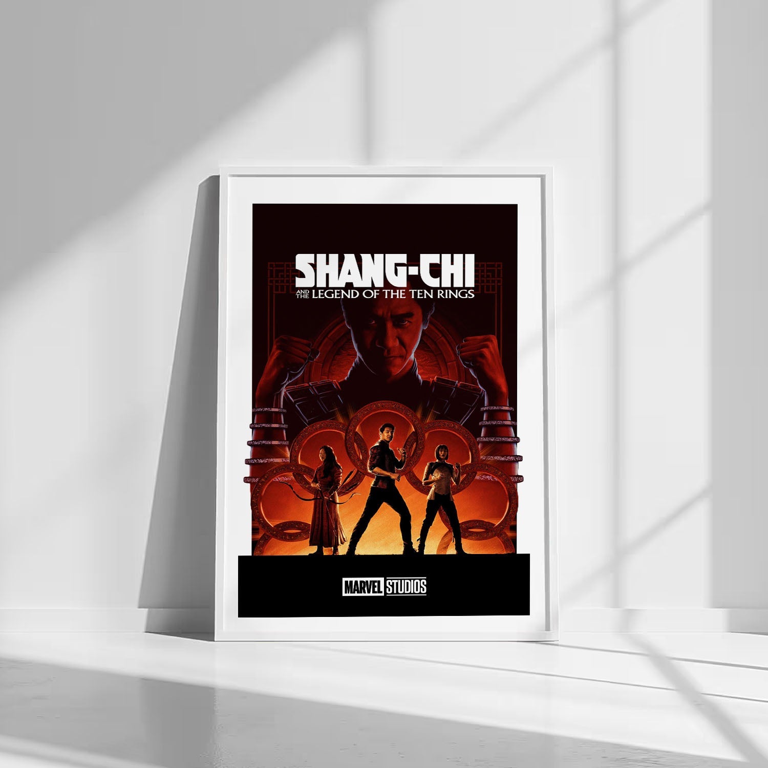 Flex Designs Poster Shang-Chi and the Legend of the Ten Rings Minimalist 8 x 10" Home Goods - Movie 2021 Movie Poster