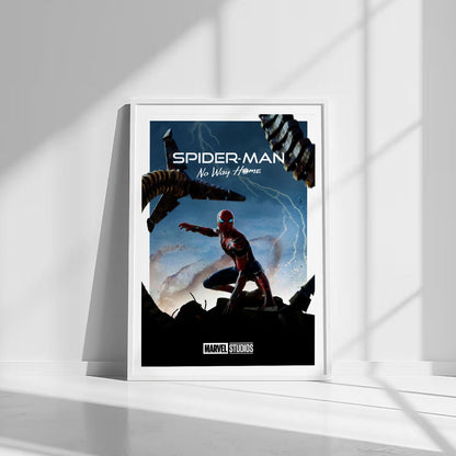 Flex Designs Poster Spider-Man No Way Home Minimalist 8 x 10" Home Goods - Movie 2021 Movie Poster