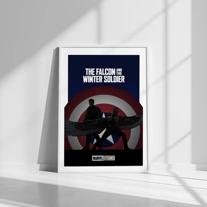Flex Designs Poster The Falcon and the Winter Soldier Minimalist 8 x 10" Home Goods - TV Show 2021 TV Show Poster
