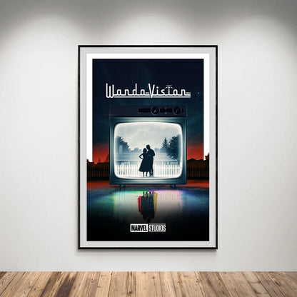 Flex Designs Poster WandaVision Minimalist 5 x 7" Home Goods - TV Show 2021 TV Show Poster