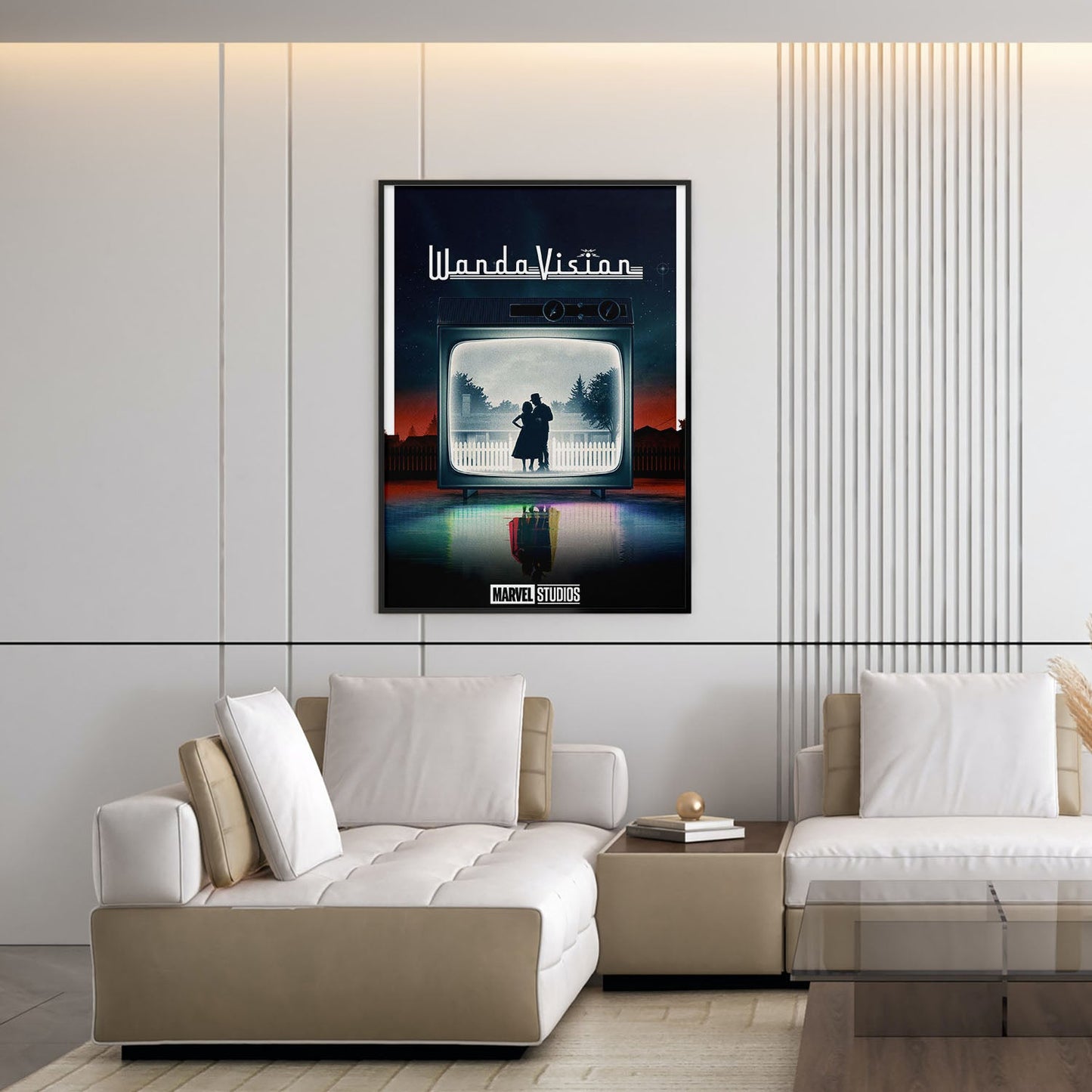 Flex Designs Poster WandaVision Minimalist 5 x 7" Home Goods - TV Show 2021 TV Show Poster