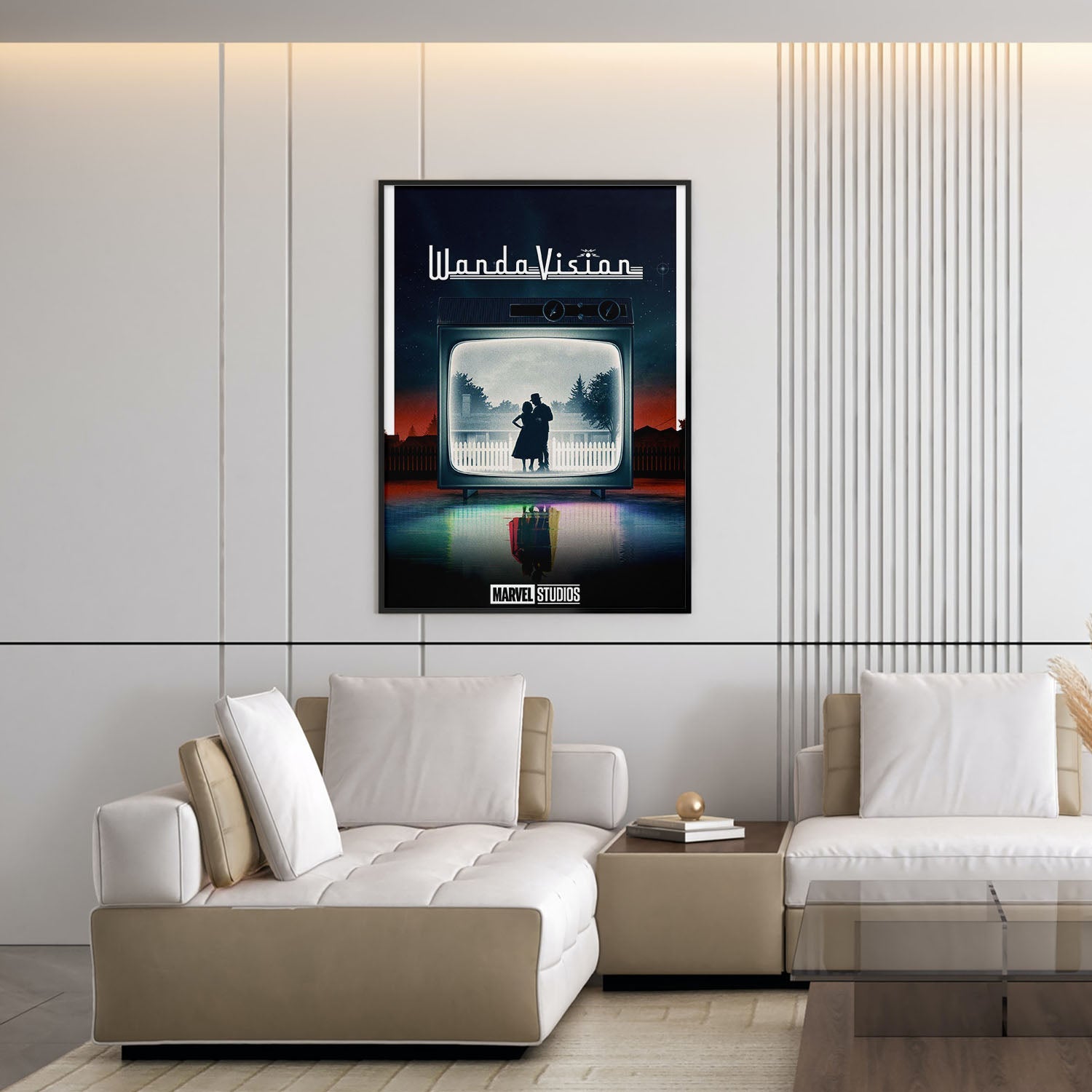 Flex Designs Poster WandaVision Minimalist 5 x 7" Home Goods - TV Show 2021 TV Show Poster