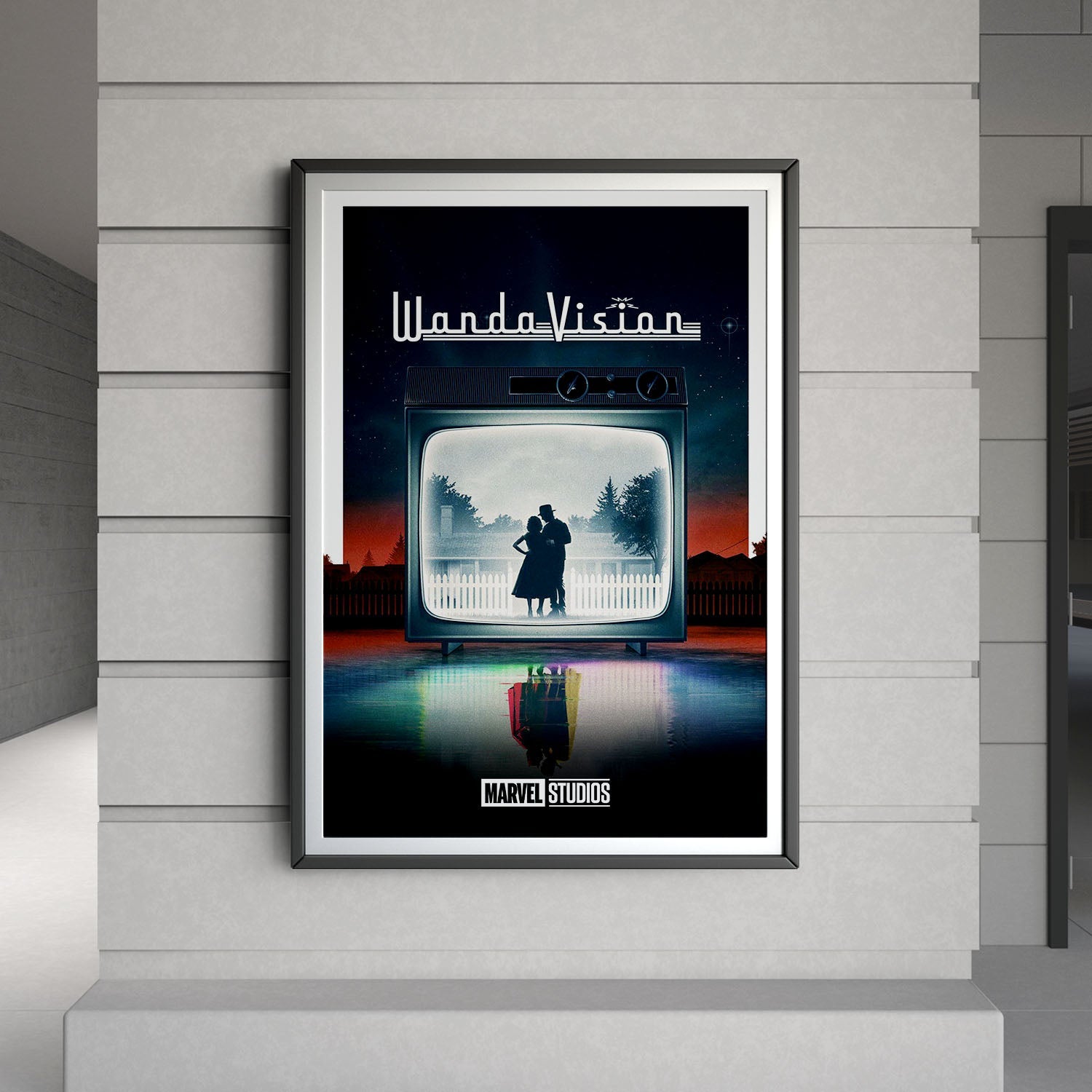 Flex Designs Poster WandaVision Minimalist 8 x 10" Home Goods - TV Show 2021 TV Show Poster