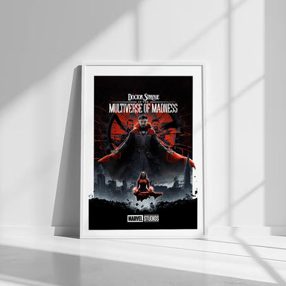 Flex Designs Poster Doctor Strange in the Multiverse of Madness Minimalist 8 x 10" Home Goods - Movie 2022 Movie Poster