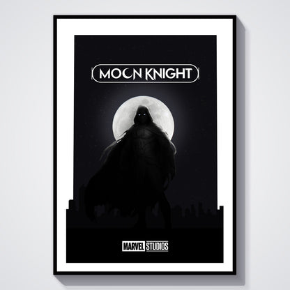 Flex Designs Poster Moon Knight Minimalist 8 x 10" Home Goods - TV Show 2022 TV Show Poster