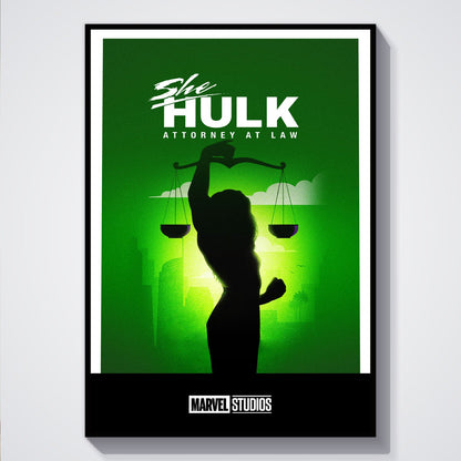 Flex Designs Poster She-Hulk Attorney at Law Minimalist 5 x 7" Home Goods - TV Show 2022 TV Show Poster