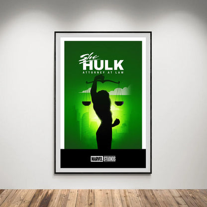 Flex Designs Poster She-Hulk Attorney at Law Minimalist 5 x 7" Home Goods - TV Show 2022 TV Show Poster
