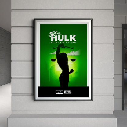 Flex Designs Poster She-Hulk Attorney at Law Minimalist 8 x 10" Home Goods - TV Show 2022 TV Show Poster