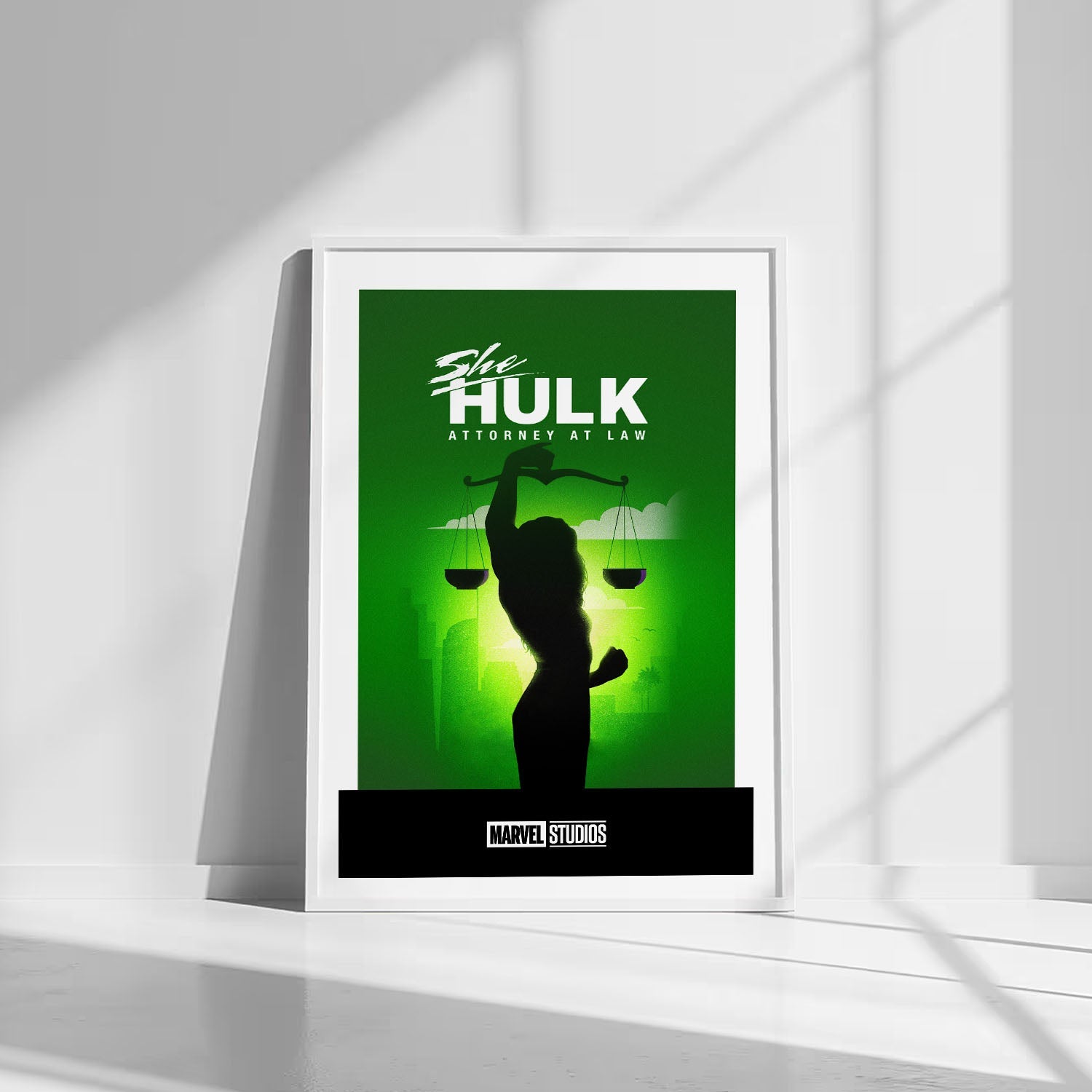 Flex Designs Poster She-Hulk Attorney at Law Minimalist 8 x 10" Home Goods - TV Show 2022 TV Show Poster