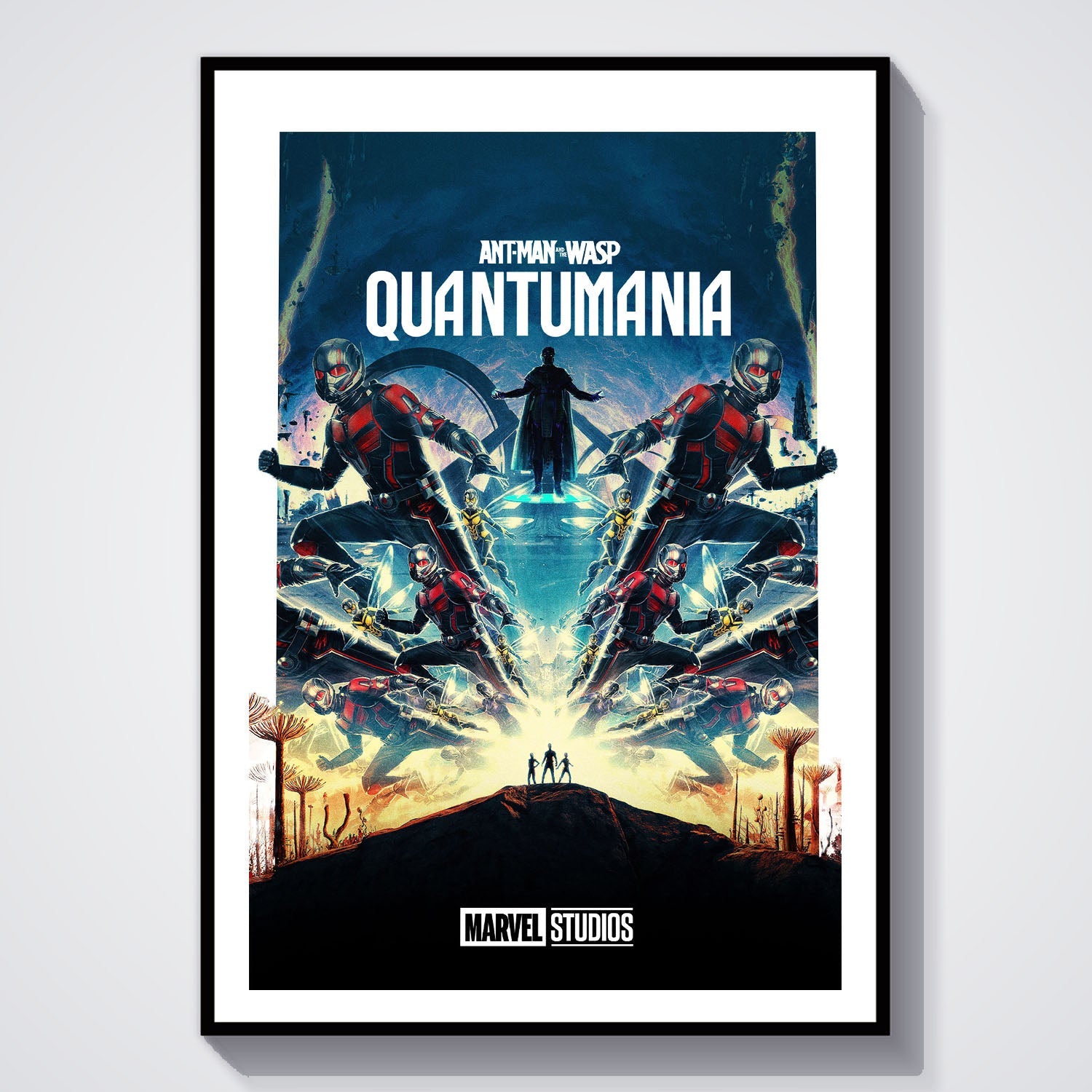 Flex Designs Poster Ant-Man and the Wasp Quantumania Minimalist 8 x 10" Home Goods - Movie 2023 Movie Poster