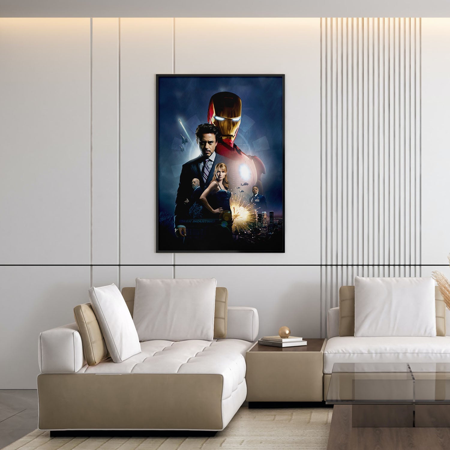 Flex Designs Poster Iron Man Textless 5 x 7" Home Goods - Movie 2008 Movie Poster