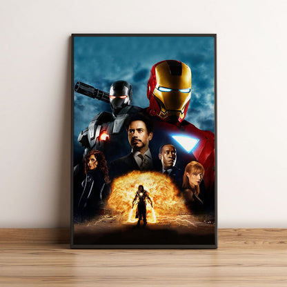 Flex Designs Poster Iron Man 2 Textless 5 x 7" Home Goods - Movie 2010 Movie Poster