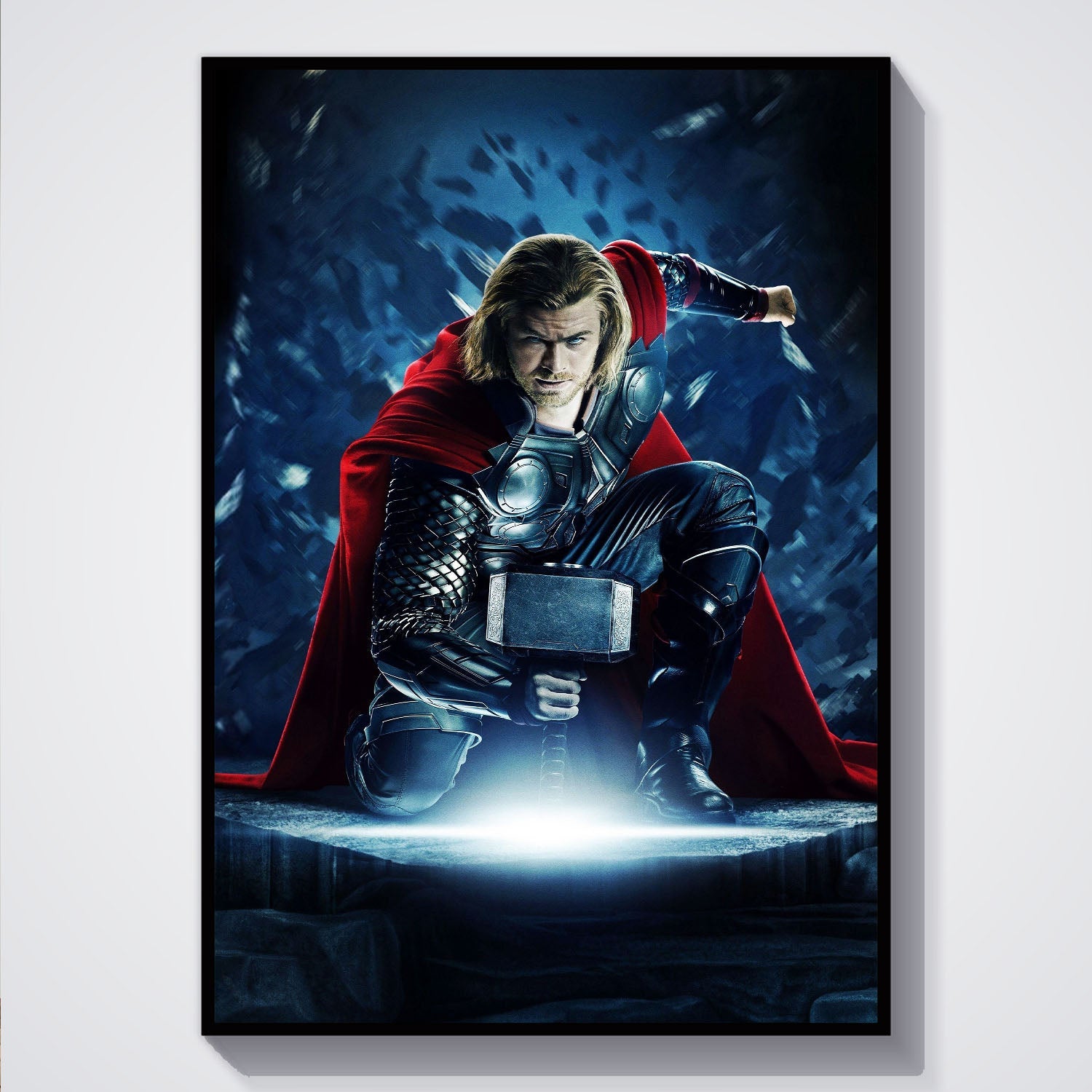Flex Designs Poster Thor Textless 5 x 7" Home Goods - Movie 2011 Movie Poster