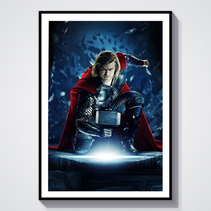Flex Designs Poster Thor Textless 8 x 10" Home Goods - Movie 2011 Movie Poster
