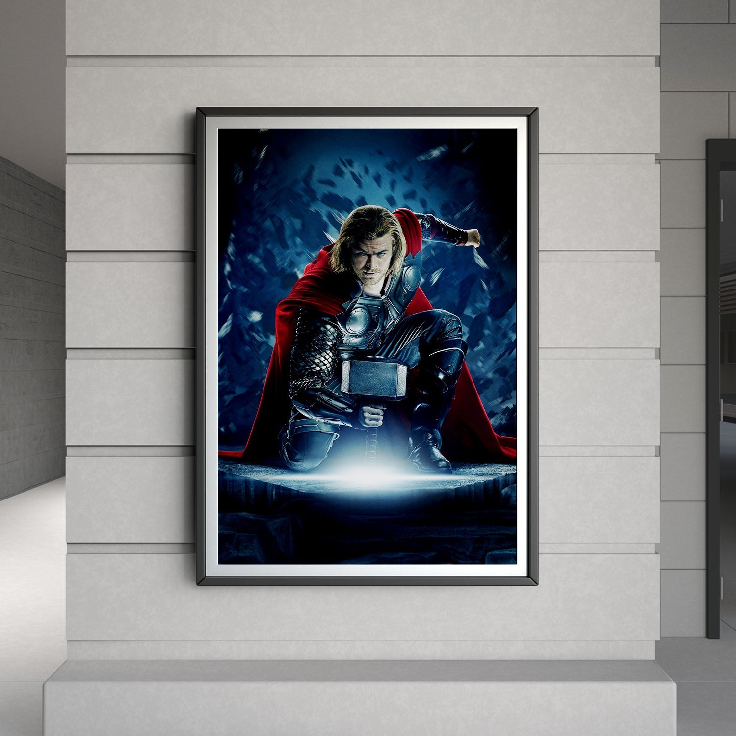 Flex Designs Poster Thor Textless 8 x 10" Home Goods - Movie 2011 Movie Poster