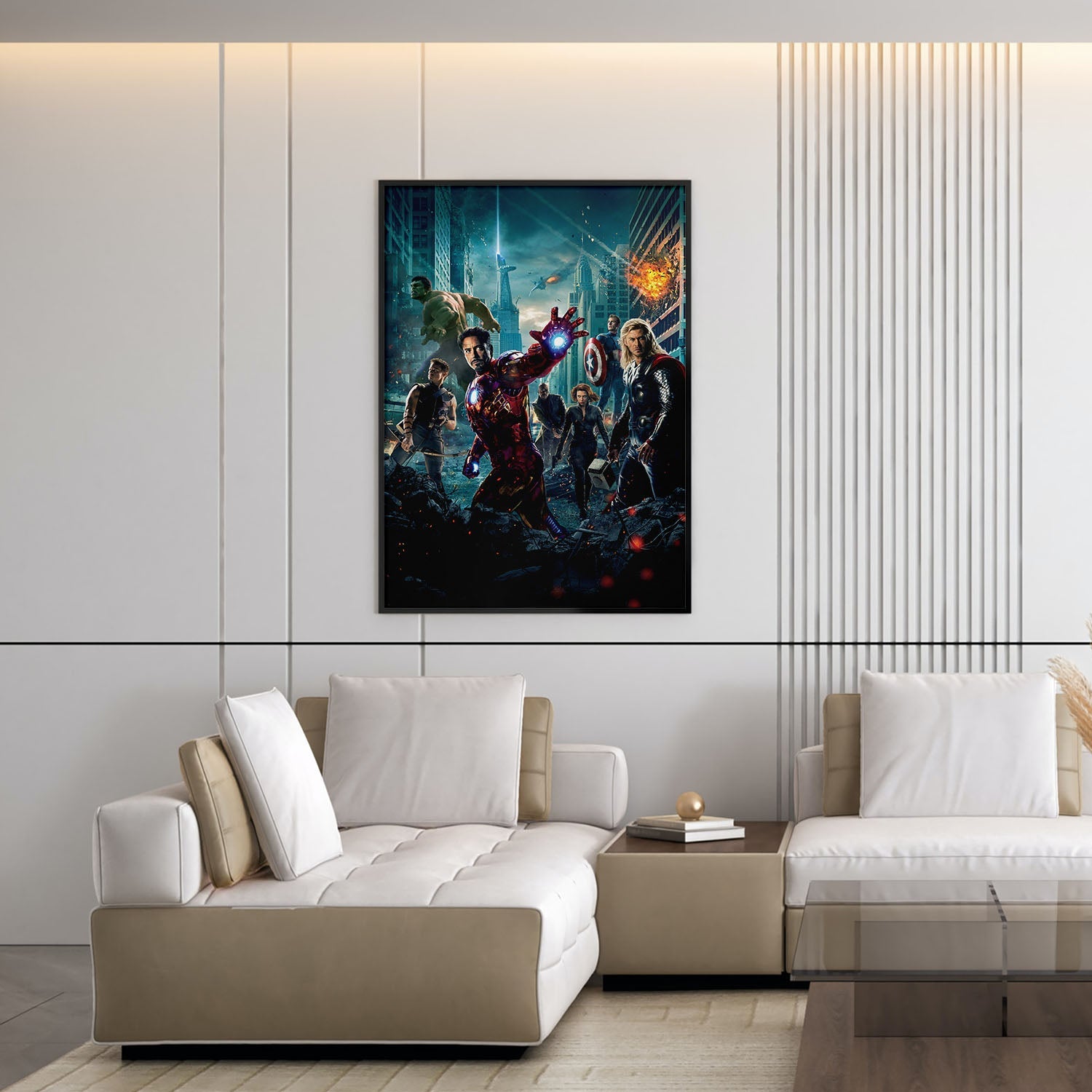 Flex Designs Poster The Avengers Textless 5 x 7" Home Goods - Movie 2012 Movie Poster