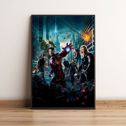 Flex Designs Poster The Avengers Textless 5 x 7" Home Goods - Movie 2012 Movie Poster