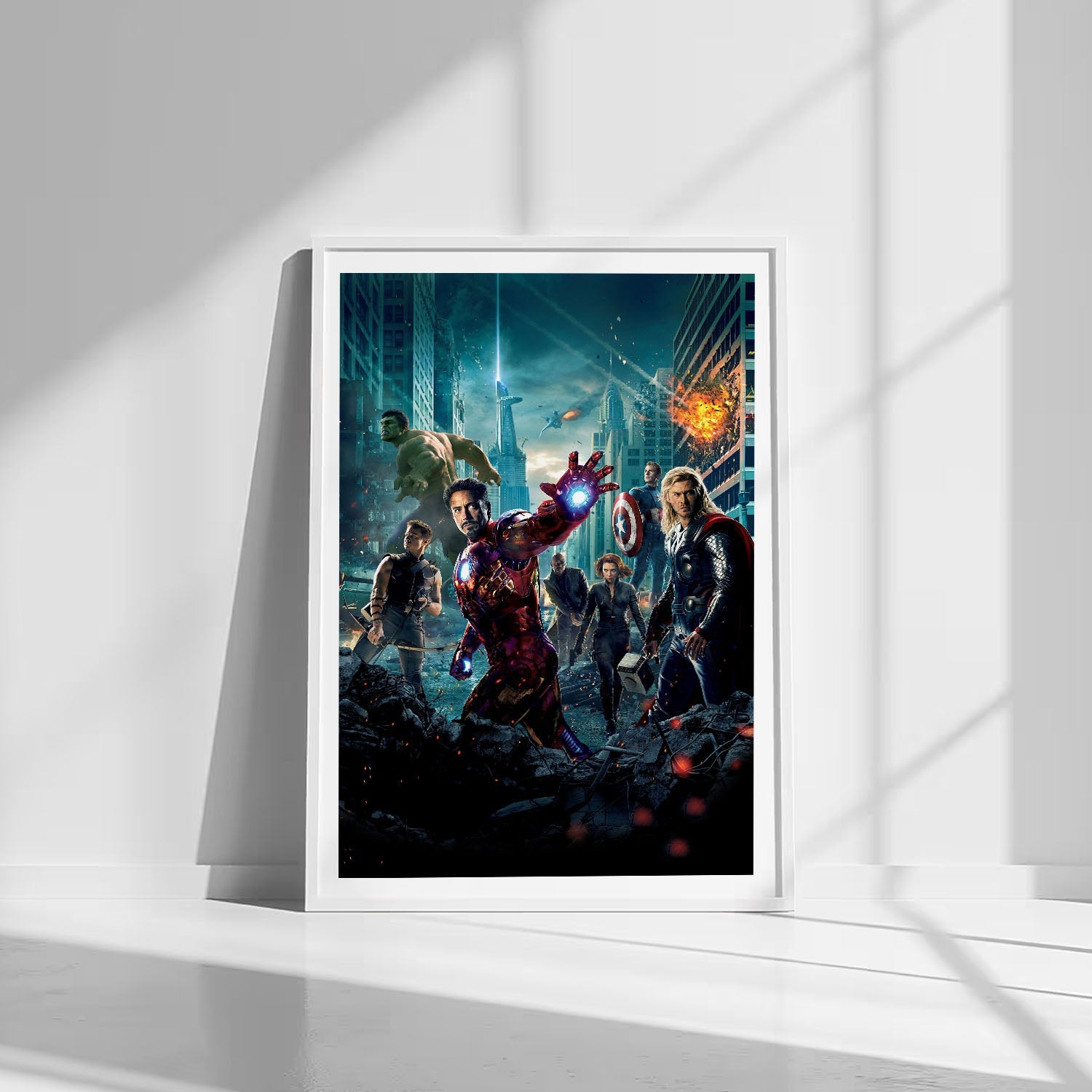 Flex Designs Poster The Avengers Textless 8 x 10" Home Goods - Movie 2012 Movie Poster