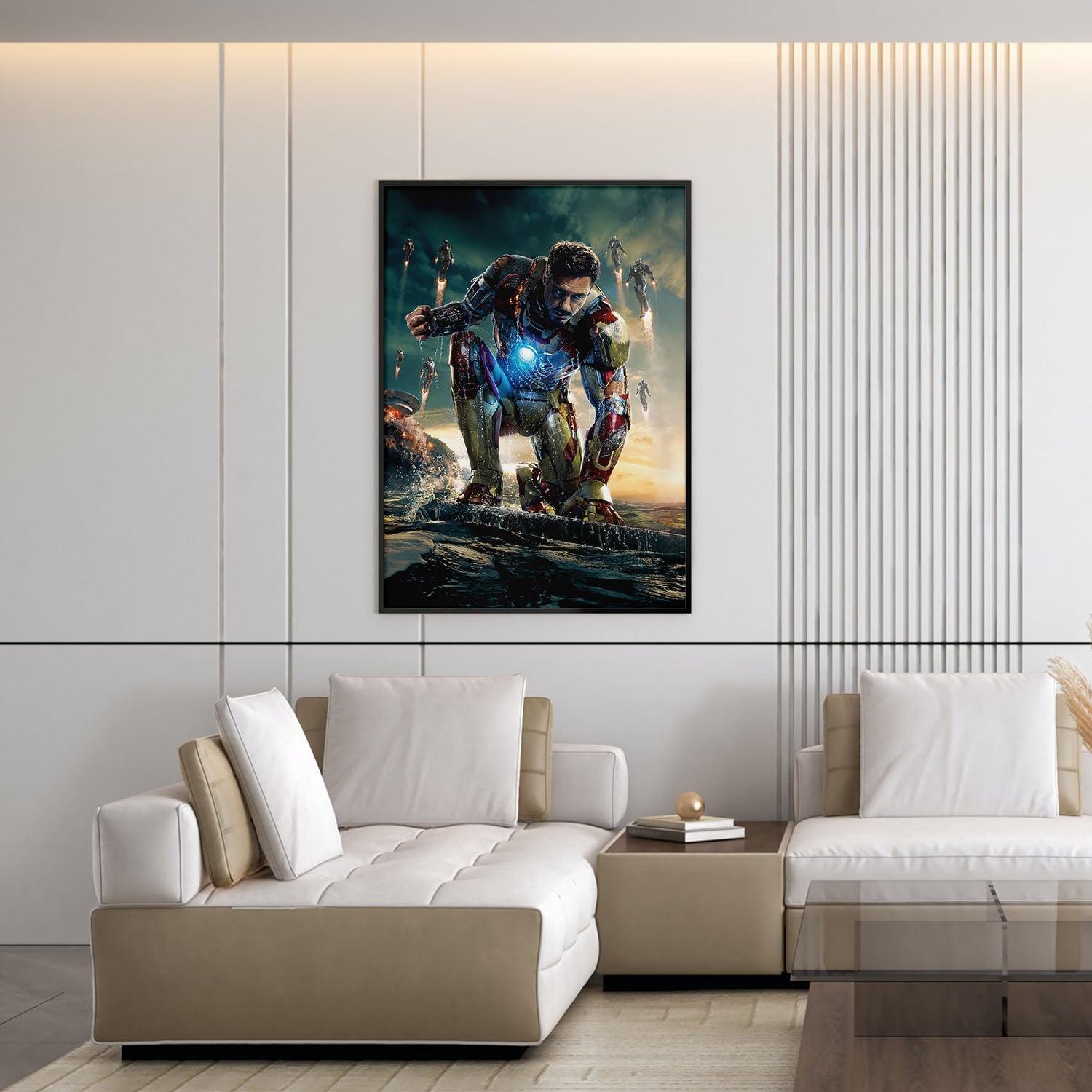 Flex Designs Poster Iron Man 3 Textless 5 x 7" Home Goods - Movie 2013 Movie Poster