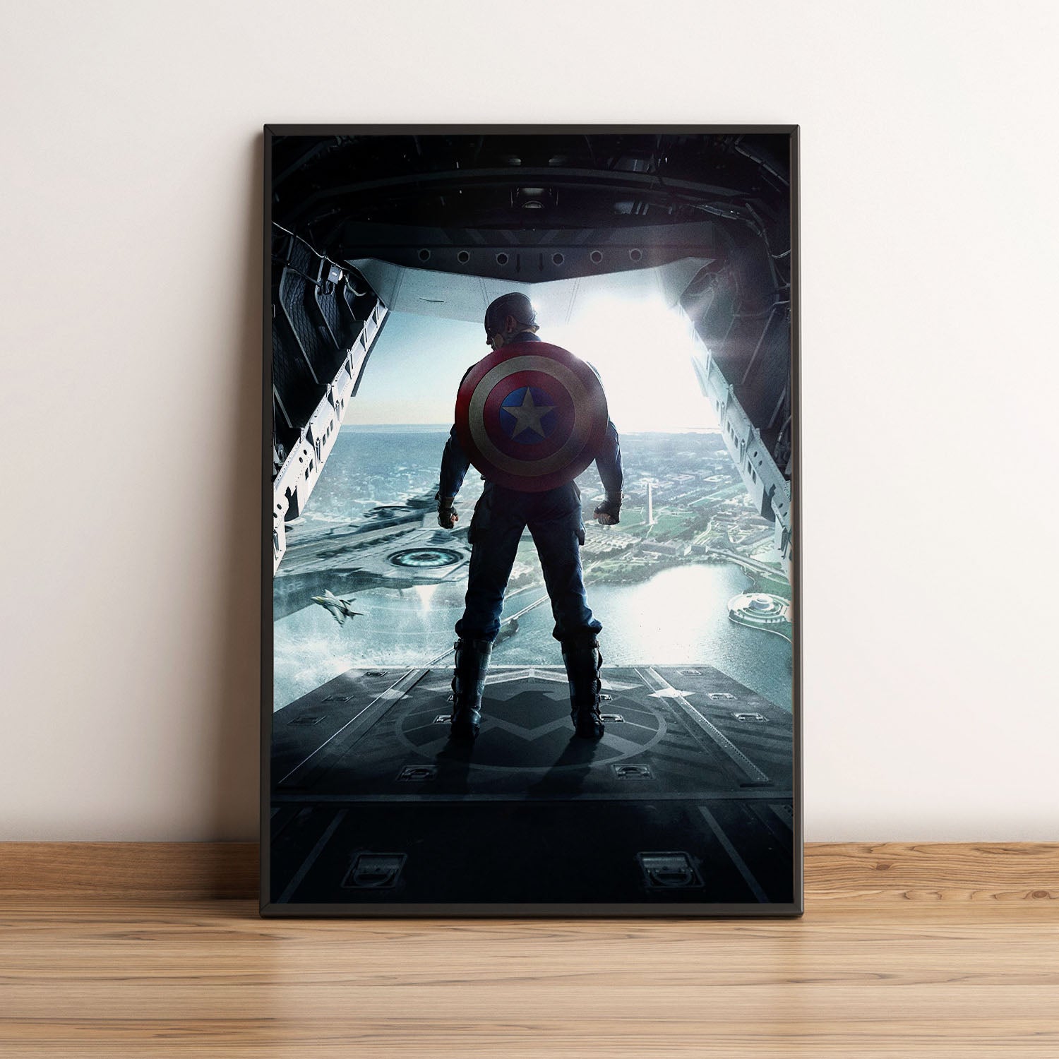 Flex Designs Poster Captain America The Winter Soldier Textless 5 x 7" Home Goods - Movie 2014 Movie Poster