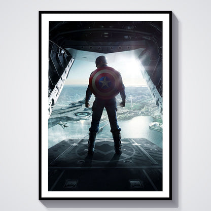 Flex Designs Poster Captain America The Winter Soldier Textless 8 x 10" Home Goods - Movie 2014 Movie Poster